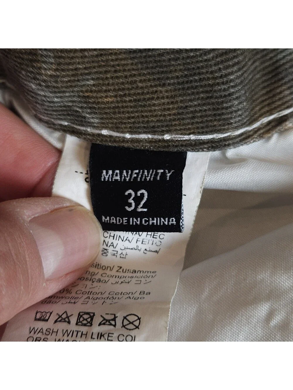Manfinity Mens Camouflage Workwear Jeans Size 32x30